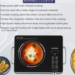 chefman 2200 W Induction Cooktop Touch Panel image 4