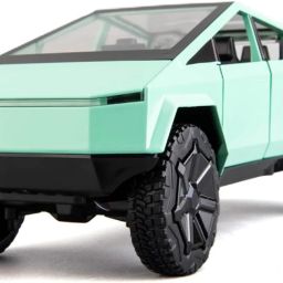 Die Cast Metal Toy Car 124 Cyber Truck Model Cars Pullback Toy Sound& Light Car-image-82