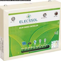 Elecssol 12V 10A Solar Charge Controller with Mobile Charging Option Supporting Upto 100W Solar Panel (10A) image 1
