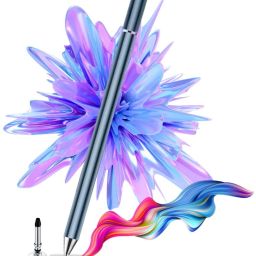 Aliens Universal Stylus Pen Fine Point Disc Tip, Lightweight Aluminum Body Magnetic Cap Stylus-17