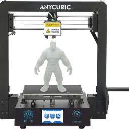 anycubic Mega S New Upgrade 3D Printer | with Extruder and Suspended Filament | Rack + Free Test PLA Filament, Works with TPU/PLA/ABS | 3D Printer image 3