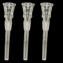 5 Inches transparent shooter pipe Borosilicate Glass Outside Fitting Hookah Mouth Tip-image-59