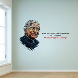 98 cm Dr APJ Abdul Kalam|Motivation Quotes Self Adhesive Sticker-image-71