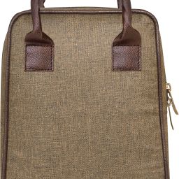 Khakhi Premium Quality Stylish Office Use Tiffin Bag For Men, Women & Kids Waterproof Lunch Bag-image-70