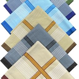 ISMIL Omega Parker 100% cotton handkercheif for men ["Multicolor"] Handkerchief-image-50