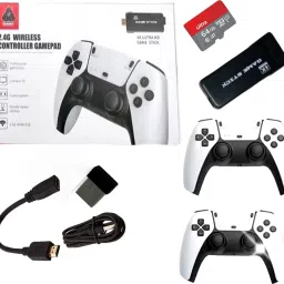 FANSEEKART Game Stick 4k HD Tv Video Game 2.4G with Two wireless controllerc Limited Edition-22