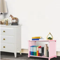 Plastic 2 Shelf Book Organizer Plastic Open Book Shelf-17