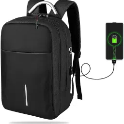 KRAPTICK Metal Handle Bag with USB Cable for Phone Charging with Numeric Lock Mechanism, Laptop Bag-image-67