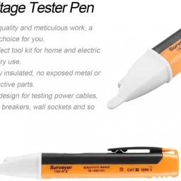zexson Non-Contact AC Voltage Tester Alert Pen Volt Test Meter Detector Sensor 90~1000V Analog Voltage Tester image 4