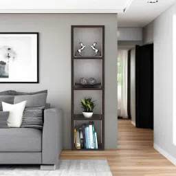 allie wood Practical Board Engineered Wood Open Book Shelf image 2