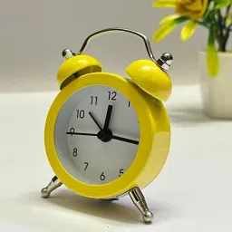 fash Analog Yellow Clock image 2