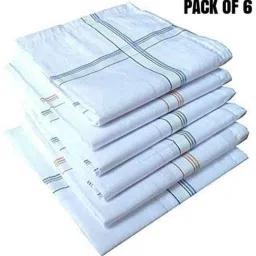 CAPADA ROYAL GENT'S PURE COTTON ["White"] Handkerchief-image-6