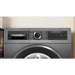 BOSCH 10.5/6 kg 5 Star Inverter Fully Automatic Front Load Washer Dryer (Series 6, WNA2E4UCIN, Inbuilt Heater, Grey) image 2