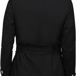 honnete Acrylic Polyester Solid Coat For Women-picture-25