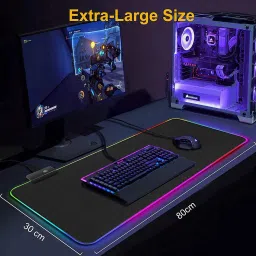skyunion Large Extended RGB Gaming Mouse LED Gaming Desk Keyboard Pad Mat Mousepad image 3