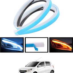 Universal Waterproof Yellow/White Fancy Design Audi Strip Light For Car-53 Car Fancy Lights-image-78