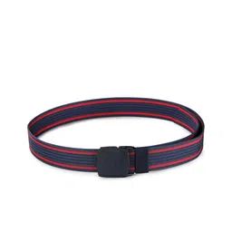 Calvadoss Girls Navy Blue & Red Woven Designed Canvas Belt-image-12