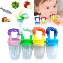 joyfills Soft Silicone Baby Feeder, Food & Fruit Feeder for 3 to 12 Months. Soother image 3
