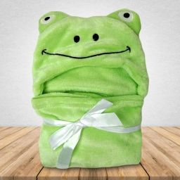 Solid Single Hooded Baby Blanket forAC Room-image-90
