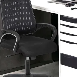 Home,360 Degree Rotating Fabric Office Conference Chair-image-52