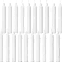 White Candles for spell/Ritual/ healing /Chakras | Pack of 20 Candle Candle-image-32