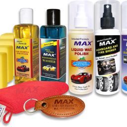 Complete Car Care Kit includes Dashboard & Tyre Shiner 200 ml, Liquid Wax Polish 200 ml, Vinyl & Leather Polish 200 ml, Windshield Washer 200 ml, Car Shampoo 200 ml, Foam applicator - 3 Pcs, Microfiber Cloth - 1 Pc Combo-image-39