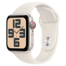 Apple Watch SE GPS+Cellular with Starlight Sport Band - M/L (40mm Retina LTPO OLED Display, Starlight Aluminium Case)-picture-39