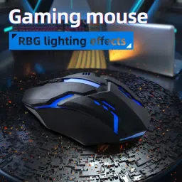 UniBoss RGB Gaming Mouse with Mouse Pad Wired Ambidextrous OpticalGaming Mouse image 4
