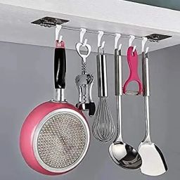 Antique and Elegant Look Magic Sticker Hook for Kitchen Appliances, Napkin,Towel Hook Rail 6-image-88