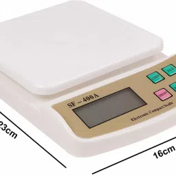curve creation Digital 10kg x 1g Kitchen Scale Balance Multi-purpose weight measuring machine with Adapter Weighing Scale image 2