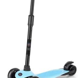 Road Runner Children Scooter 3-Wheel Handle Kick Scooter (Color : Blue) Kids Scooter-image-99