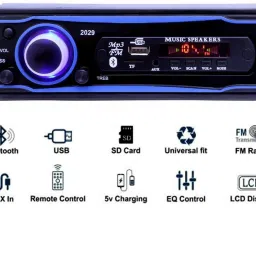 Universal BLUETOOTH/USB/SD/AUX/FM/MP3 -GG676 Car Stereo-8