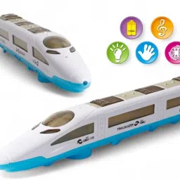 Speed Emu Train 360 Degree Rotating With Light And Music, Best Gift, Bump & Go-image-19