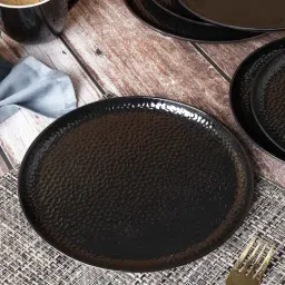 market 99 Black Melamine (Set of 6) Quarter Plate-picture-4