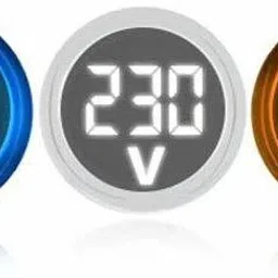 robin teper Volt Metar 0001 Digital Display Volt Meter Indicator,Signal Lamp,Lights Tester Range 60-500V AC, 22 mm (Blue) Digital Voltage Tester image 3