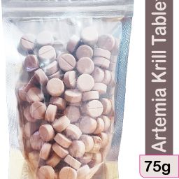Artemia Tablet For Fresh Water And Sea Water Fishes Guppy, Bettas Angels Tetras Fish 0.075 kg Dry Senior Fish Food-image-9