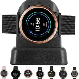 Ancestors Charger Base Compatible with Fossil Gen 5, Gen 4, Smart Watch Charging Stand Charging Pad-11