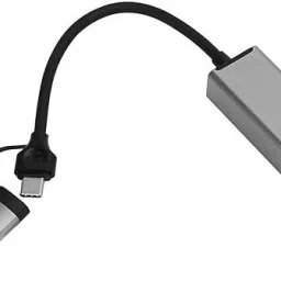 ULTRABYTES SuperSpeed USB C+USB A to RJ45 USB 3.1 to RJ45 Network Converter for PC, Laptop Wired USB Lan Adapter compatible with Linux, Mac, Windows-3