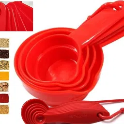 Tool Accessory for Baking, Cooking Teaspoon and Tablespoon Plastic Measuring Spoon Set-12