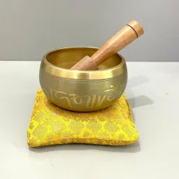 3.5" Meditation Sound for stress free with striker stick Bell Sound & Cushion Singing Bowl-image-15