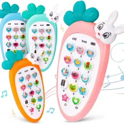 countrylink Rabbit Musical Phone toy Cordless Feature Mobile Phone Smart Light,multicolour,1 image 5