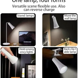 shloky 4 in 1 Led Desk Lamp with Magnetic Wireless Rechargeable Table Lamps Study Lamp image 4