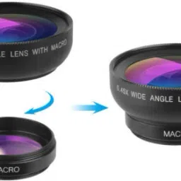 OSTALY 0.45X Macro 12.5/15X 2 in 1 Mobile Lens Kit Wide Angle Lens Mobile Phone Lens image 3