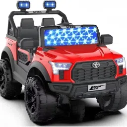 Kids TOYOTA 12V Electric Ride On Jeep For Kids With Remote Control 1-6 Yrs Jeep Battery Operated Ride On-image-126