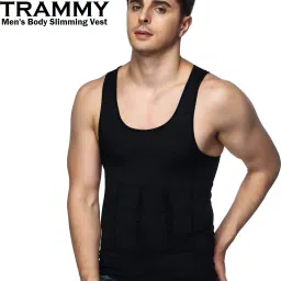 Premium Compression Tank Top Slimming Body Shaper Vest Tummy Control Undershirt Men Shapewear-image-30