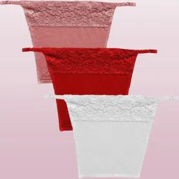 Women White, Red, Pink Mock Camisole-image-78