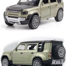 Stylish Light Music Die Cast Car Pull Back Feature Play Toy-image-3