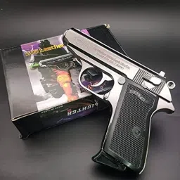 FITUP ™5 ABC Pistol Shaped with Barrel Pull Back System Full Metal Body Heavy Weight Real Look Pull Back Jet Flame Cigarette Lighter-image-39