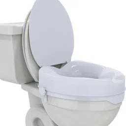 Universal Fit Easy Installation Heavy-Duty Toilet Seat Riser Western Commode-28