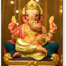 Bhagwan Ganesha Bright Color Digital Printed Exam Pad-12